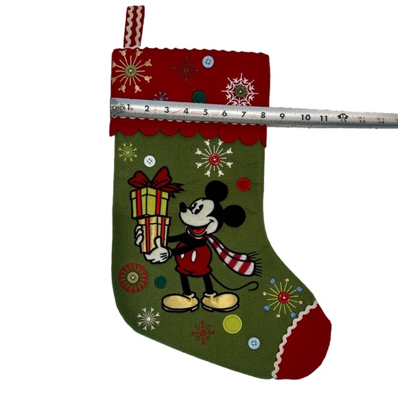 Disney Mickey Mouse Minnie Mouse Christmas Holiday Stocking - Picture 5 of 6